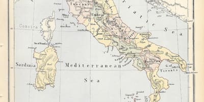 Historická mapa Itálie
